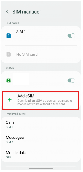 iOS პარამეტრები — ნაბიჯი 3